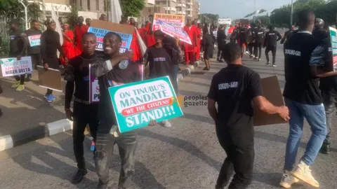 Pro-Tinubu protesters storm presidential election tribunal – The Conclave Online Newspaper