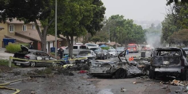 Many feared D3ad while the plane crashes into a residential road in the United States