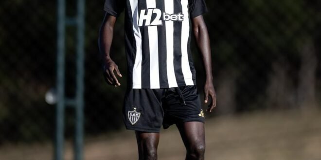 President of LSFA, Gafar congratulates Mamady Cisse for debut with Atletico Minero