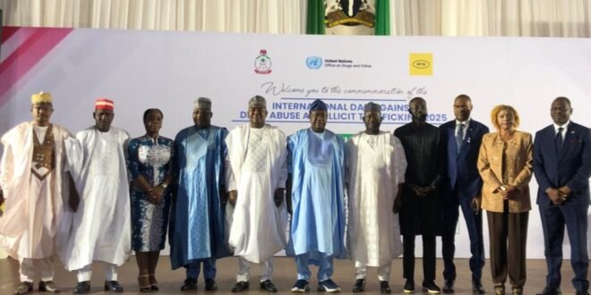 2025 World Drugs Day: President Tinubu declares the fight against illegal drugs as a national movement