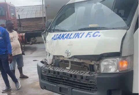 Abekaliki FC involved in traffic accidents