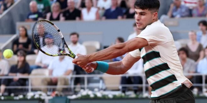 Alcaraz loses only five games in extraordinary performance QF Roland Garros