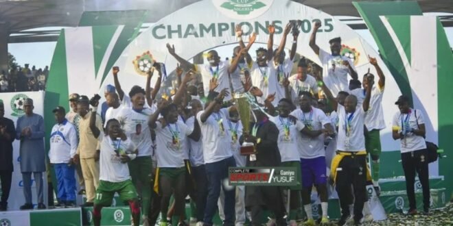 KWARA UTD defeated Abakaliki FC with a penalty to win the Presidential Federation Cup