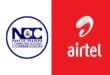 NCC imposes ₦ 104 m on AIRTEL for SIM registration violations