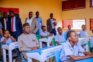Oyebanji reiterates the commitment for digitized learning, Smart School commissions