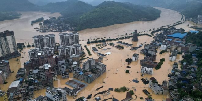 Six Killed in China Flood due to tropical storms threatening further destruction | World News