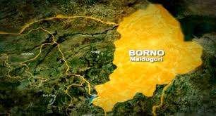 The improvised explosive device kills nine people at the Borno bus stop