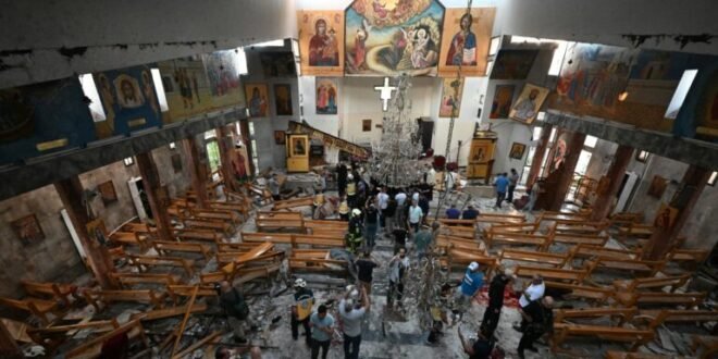 The suicide bombing killed 20, 52 wounds at the Damascus Church, triggered anger