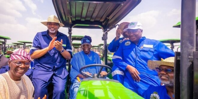 Tinubu launches 2,000 tractors for agriculture mech – Thage