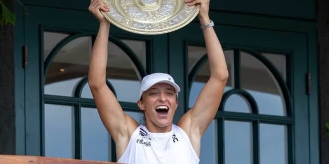 Breaking: Polish Woman Swiatek moves American to win the first Wimbledon, 6th Grand Slam