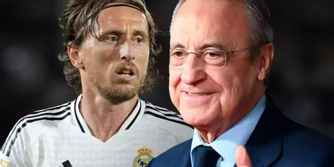 Florentino showed me special affection in Real Madrid -Modric