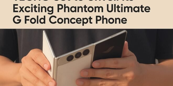 Tecno ready to present his exciting Phantom Ultimate G fold concept telephone