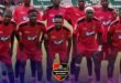 The owners of Football Imo Club greet Kun Khalifat FC on historical promotion