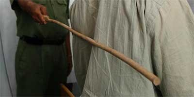 A man died after being caned for the alleged rape of a 10-year-old child