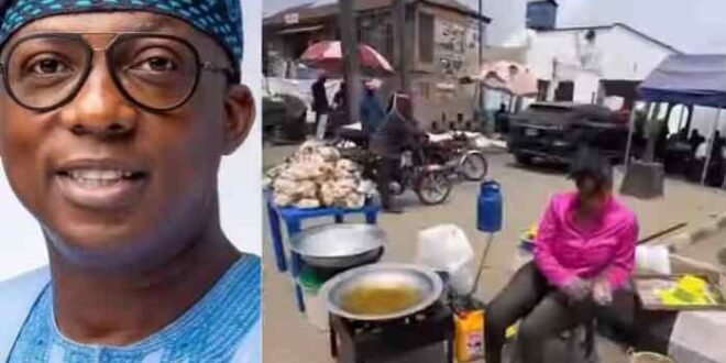 Actress Sarah Martins has defended a roadside cooking clip that went viral following the Lagos Commissioner’s criticism