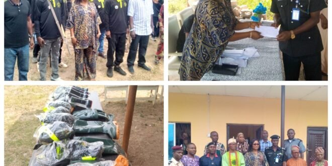 Enthusiasm as Ikole West LCA Chairman, Adeyemo Empowers Security Agencies, Combs Forest