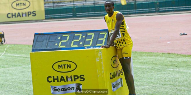 Ezechukwu and Edet complete a sprint double in the MTN CHAMPS continental relays