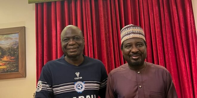 Iorfa breaks the rhythm with DSP Jubril Barau after the victory over Plateau United