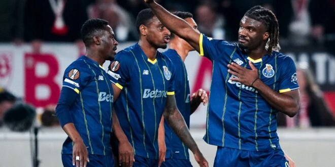 Moffi scores assist from Sanusi Bags as Porto beat Stuttgart