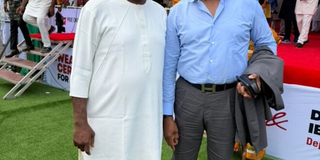 POWER SPEAKS IN ANAMBRA! Iloenyosi meets with Nascimento, the powerful agent of ECOWAS, to plan the grassroots football revolution