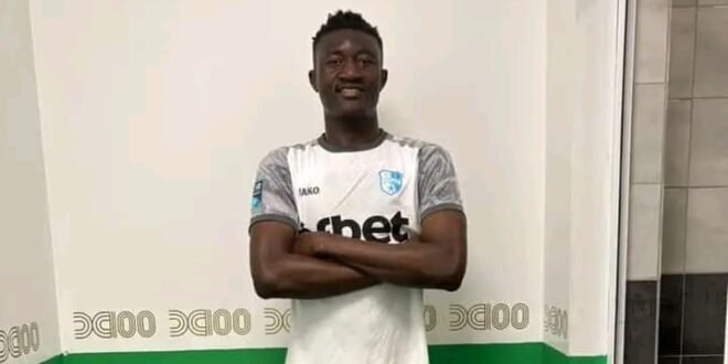 Shola Adelani scores first European goal for OFC Spartak Pleven