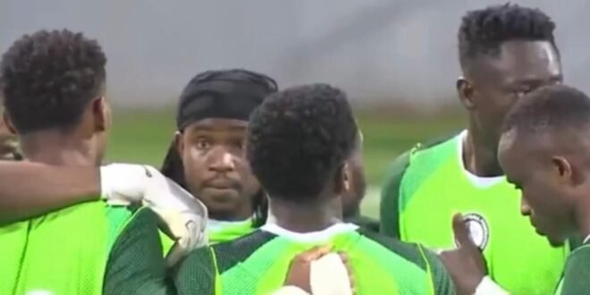 The 10-member Super Eagles were held to a draw by Jordan in a friendly match