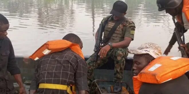 The Navy seized 44,000 liters of illegal fuel, arresting eight people in the Rivers crackdown