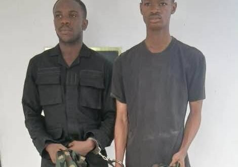 The Navy turns over suspected impersonator in Cross River
