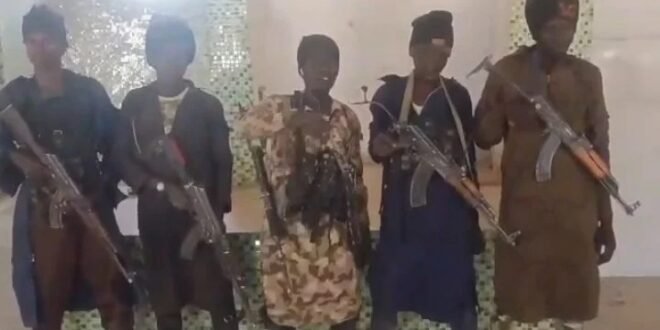 The terror group claims the Borno massacre, saying 300 citizens were enslaved