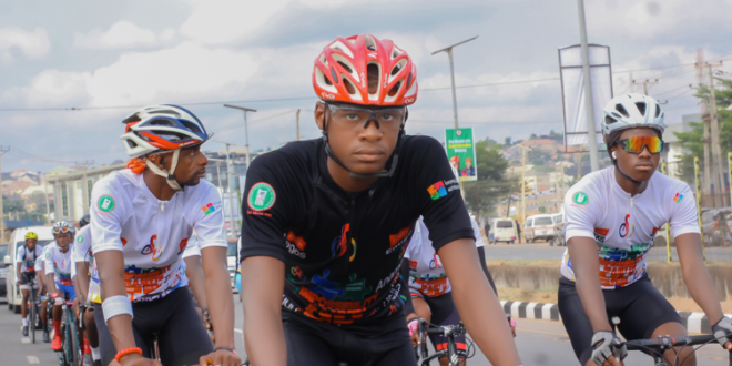 16-year-old Nigerian cyclist begins autism awareness ride from Enugu to Lagos