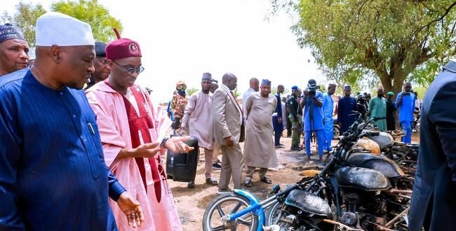 29 people killed as gunmen invade communities in Adamawa during football match, Fintiri visits scene