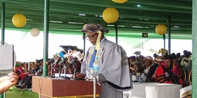 FUT Ilaro honors Abiodun, Radda, Ladoja, others and 8,713 graduates at first call