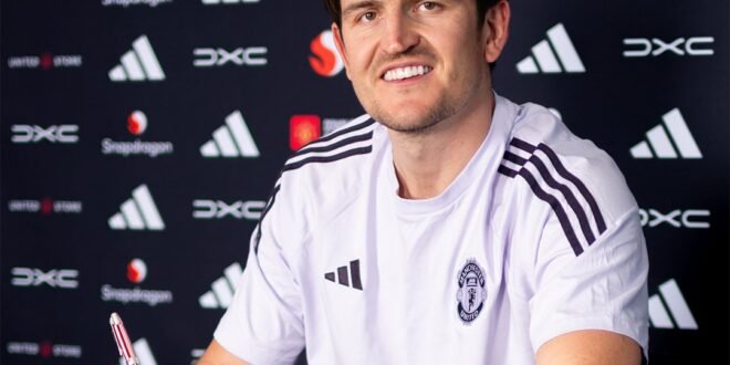 Maguire signs contract extension with Manchester United