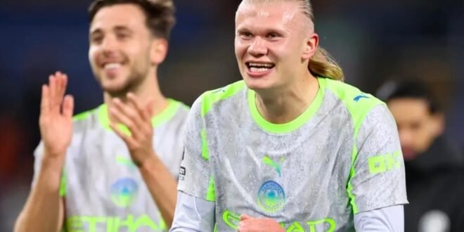 Man City leapfrogged Arsenal to top of the Premier League