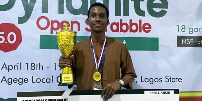 Ogbonna emerges champion in Dynamite Opens Scrabble tournament