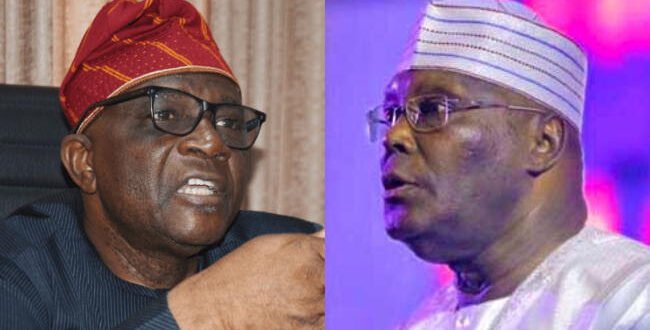 Onanuga said Atiku’s ‘political arithmetic’ was self-serving