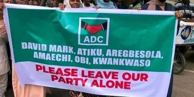 Other ADC factions staged protests at INEC headquarters