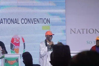 Oyegun slips, mentions APC at ADC convention, sparks laughter