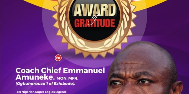 Presidents General of Owerri celebrate Amuneke