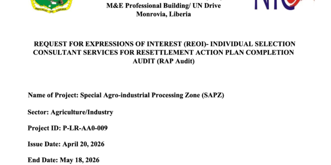 REQUEST FOR EXPRESSIONS OF INTEREST