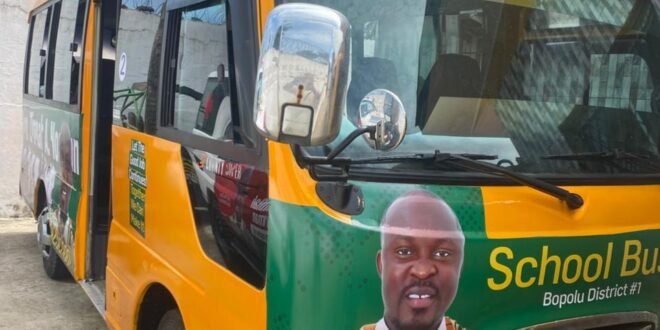 Rep. Zinnah Normah Donates Buses, Ambulance to Gbarpolu District #1