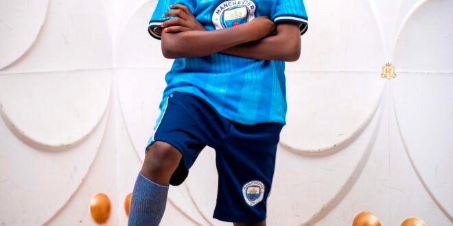 Seven-year-old rising star: Adesire Samuel captivates with exceptional football promise