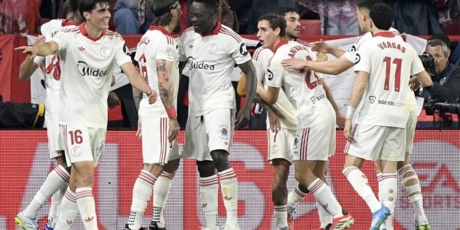 Super Eagles star Akor scores as Sevilla beat Atletico Madrid in their La Liga clash