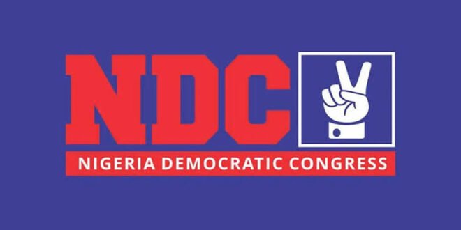 2027: NDC pegs presidential form at N60m, sets date for primaries