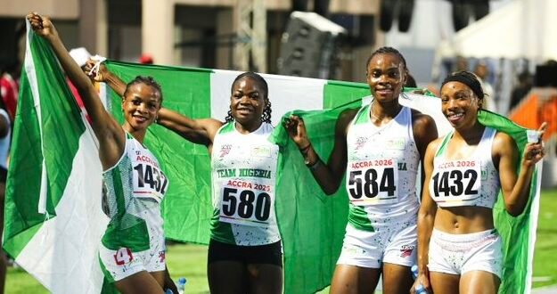 ASAC 2026: Nigerian team wins gold and silver in women’s and men’s 4x100m relay