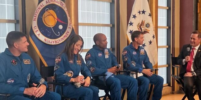Artemis II astronauts underscore our shared humanity, during historic UN visit
