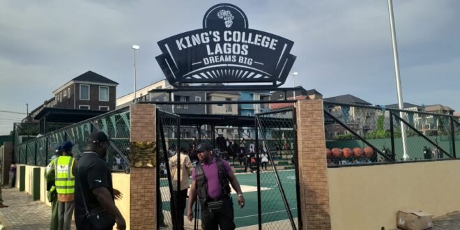 Every African school deserves a basketball court: Masai Ujiri at the inauguration of the African Giants court in Lagos