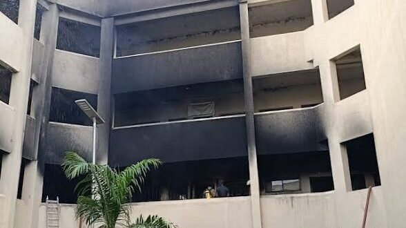 Fire destroys federal secretariat in Nasarawa