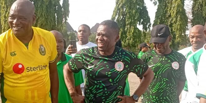 NIS DG Shaibu preaches fitness as NSC, NIS, NFF, others hold first joint physical exercise