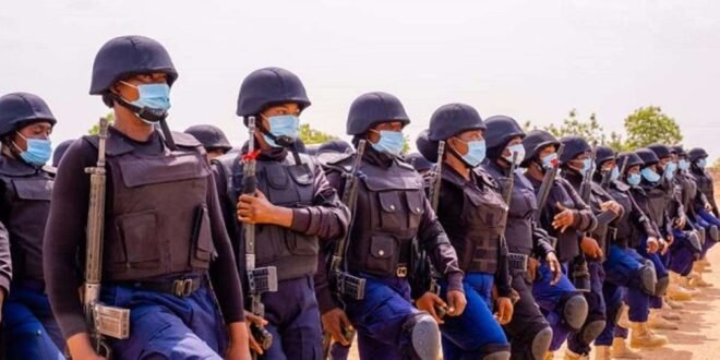 Pandemonium among NSCDC operatives, CBN security…